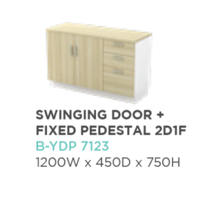 SF-SWINGING DOOR + FIXED PEDESTAL 2D1F B-YDP 7123