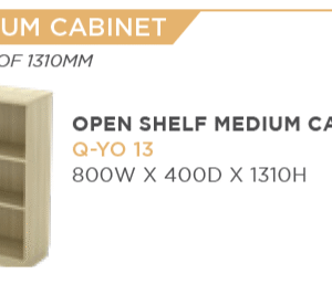 SF-OPEN SHELF MEDIUM CABINET Q-YO 13